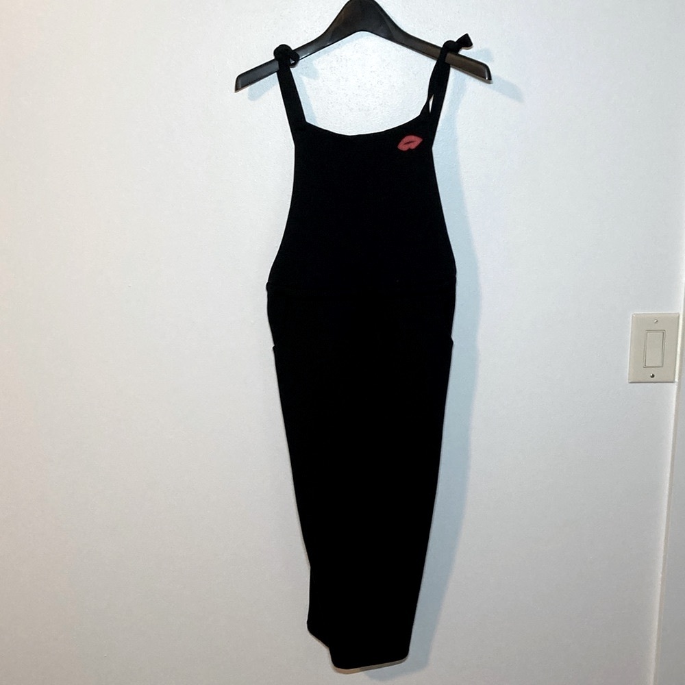 NWOT Suspender Skirt Jumper. Cinch waistband. Size XS